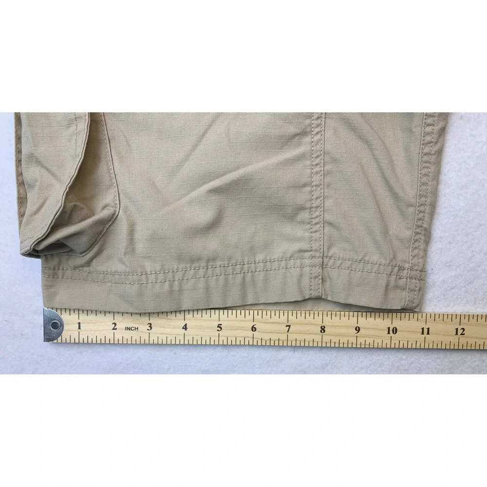 Koppen Mens Cargo Shorts Size 30‎ Tan Khaki Ripstop Hiking Outdoor Utility